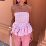 Y2K Dream Top_ The Strapless Peplum Tube with Bubble Ruffle Hem 14