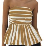 Y2K Dream Top_ The Strapless Peplum Tube with Bubble Ruffle Hem 18