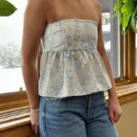 Y2K Dream Top_ The Strapless Peplum Tube with Bubble Ruffle Hem 22